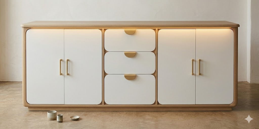 Original — brass bar handles
